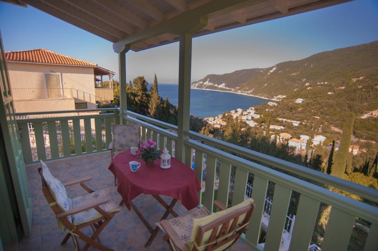 Deep Blue- Rosemary Sea View Apartment Ayios Nikitas Luaran gambar