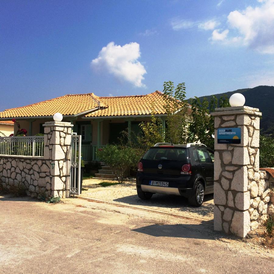 Deep Blue- Rosemary Sea View Apartment Ayios Nikitas Luaran gambar