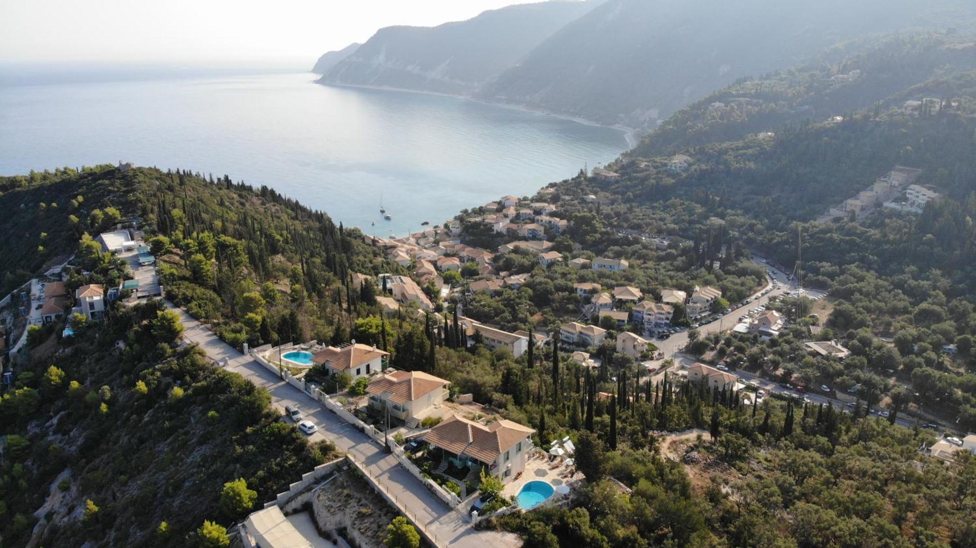 Deep Blue- Rosemary Sea View Apartment Ayios Nikitas Luaran gambar